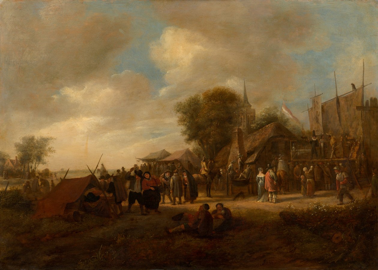 乡村集市c。 1650-1 作者 扬·哈维克斯（Jan Havicksz）。斯汀