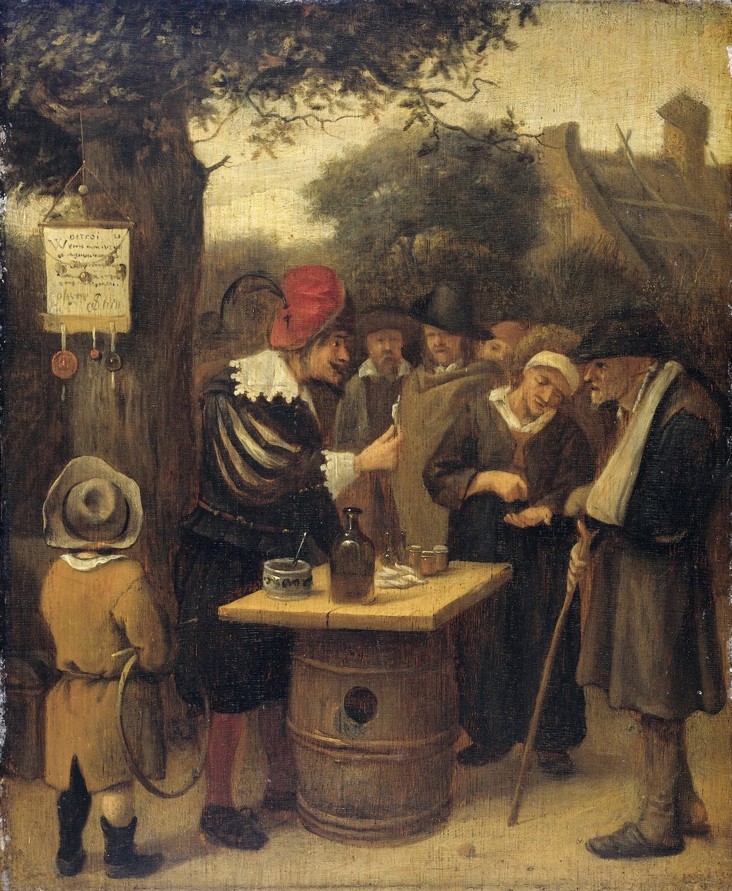 quacksalver，1679年 作者 扬·哈维克斯佐恩·斯汀