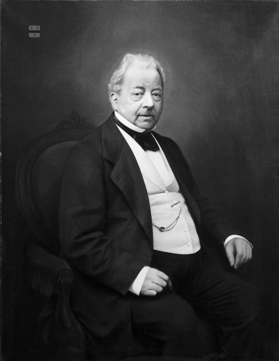 阿奇博尔德的肖像扬·范·德·波尔（1800-1870） 作者 扬·亨德里克·马绍普（Jan Hendrik Maschaupt）