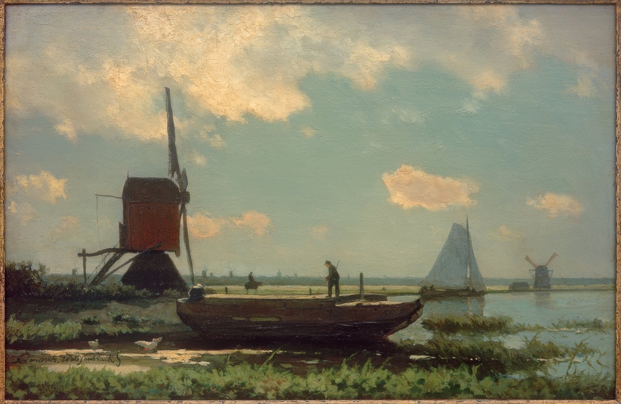 Polderlandschaft 作者 扬·亨德里克·魏森布鲁赫
