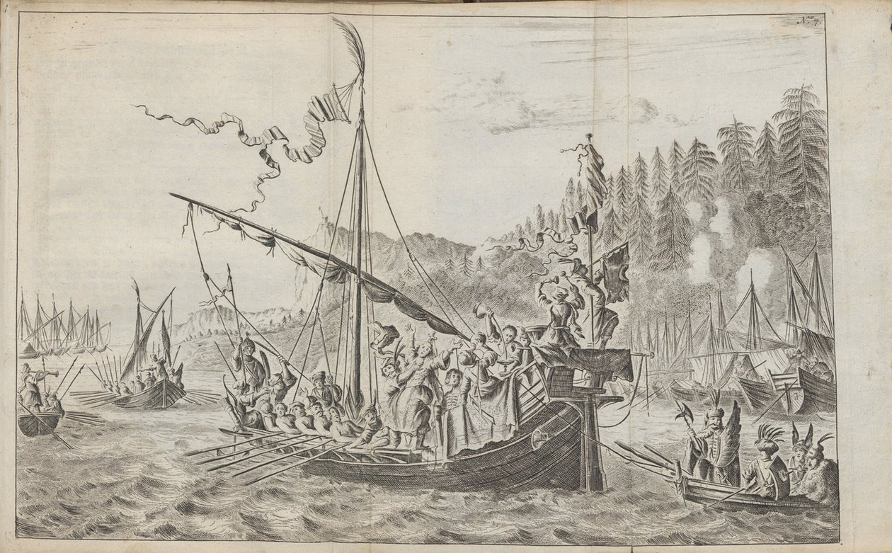 Stenka Razin来自：3次非凡旅程，1675年 作者 Jan Jansz。斯特鲁斯