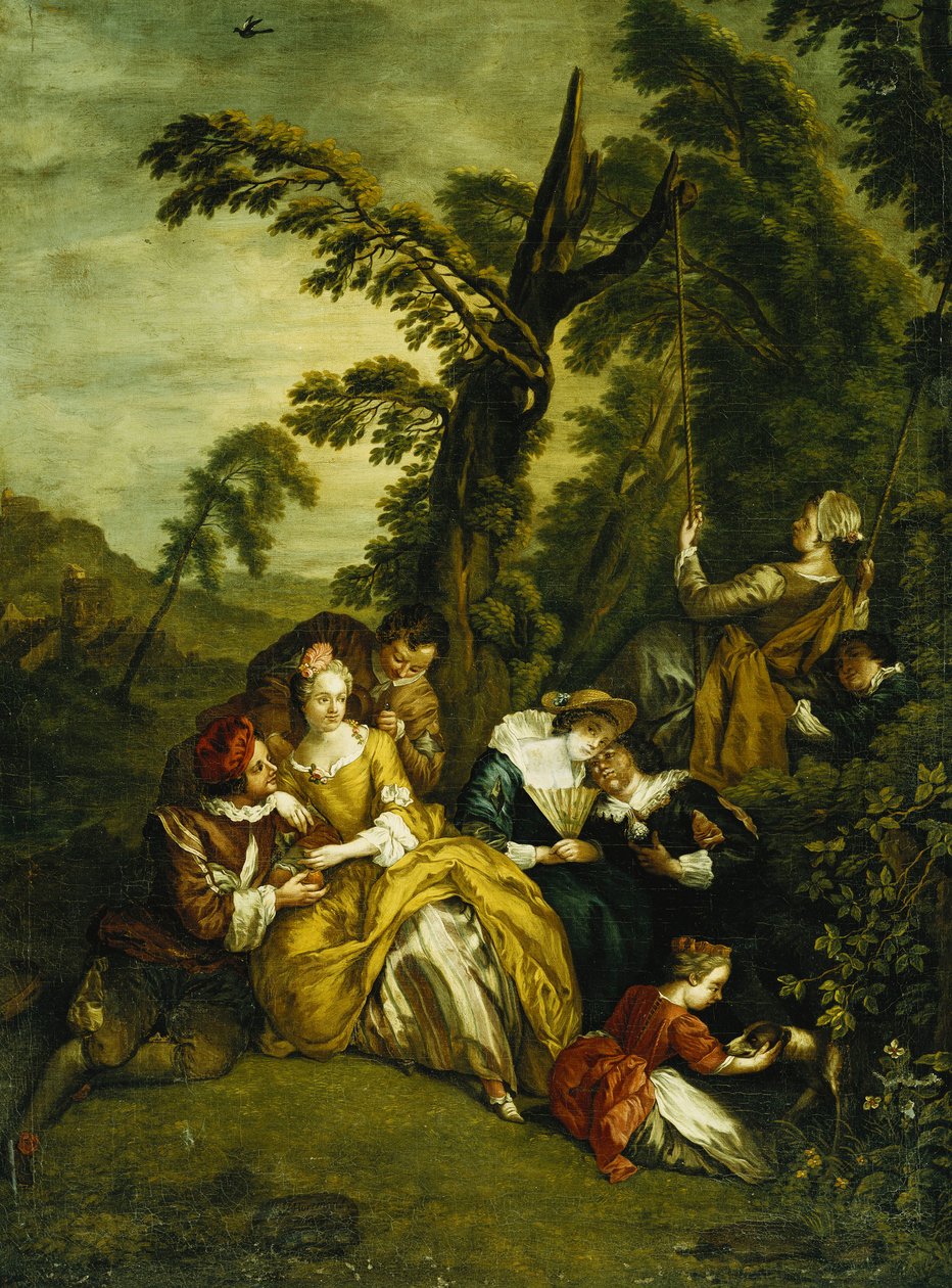 尚特·尚佩特（The Fete Champetre），1756年 作者 霍曼兄弟长约瑟夫