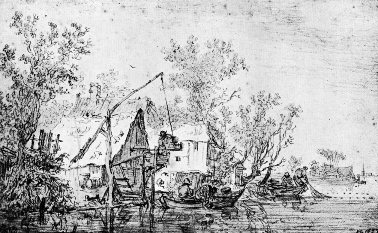 1913年的荷兰河。 作者 扬·约瑟夫斯·范·高恩