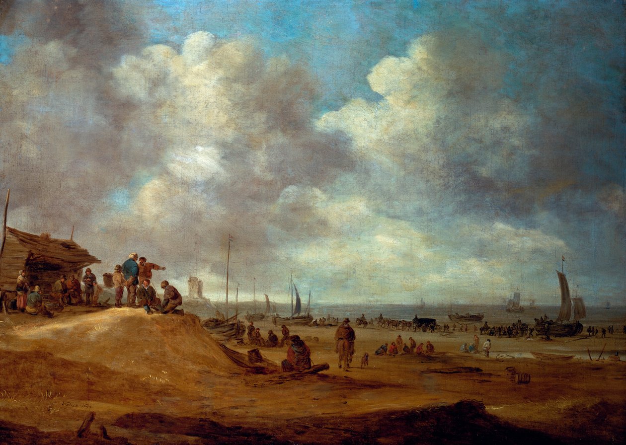 席凡宁根的风景，1649年 作者 扬·约瑟夫斯·范·高恩