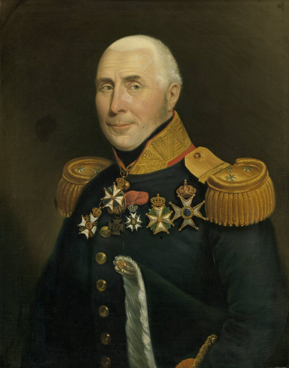 吉斯贝图斯-马蒂纳斯-科特-海利格斯（Gijsbertus Martinus Cort Heyligers，1770-1849 年）。幼儿部中将 作者 扬·基夫（Jan Kieft）