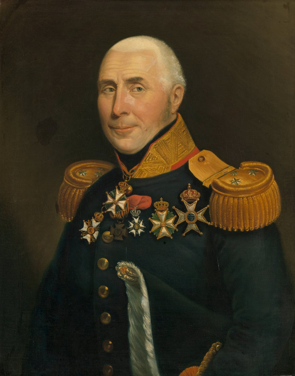 Gijsbertus Martinus Cort Heyligers的肖像 作者 扬·基夫（Jan Kieft）