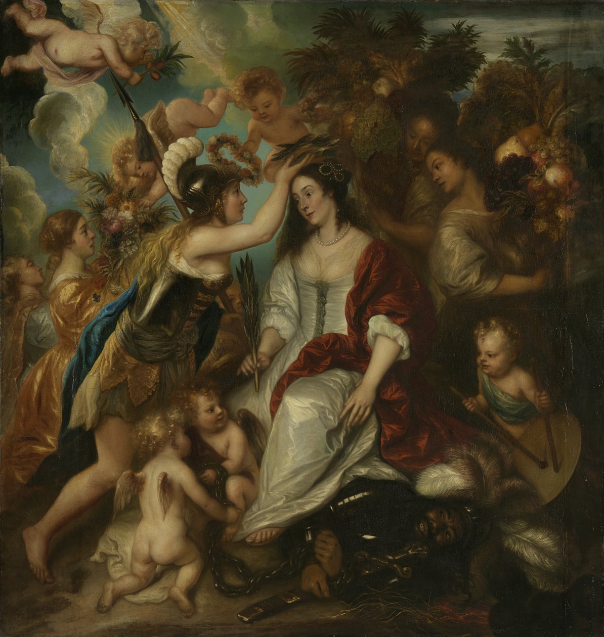 和平寓言，1652年 作者 扬·利文斯（Jan Lievens）