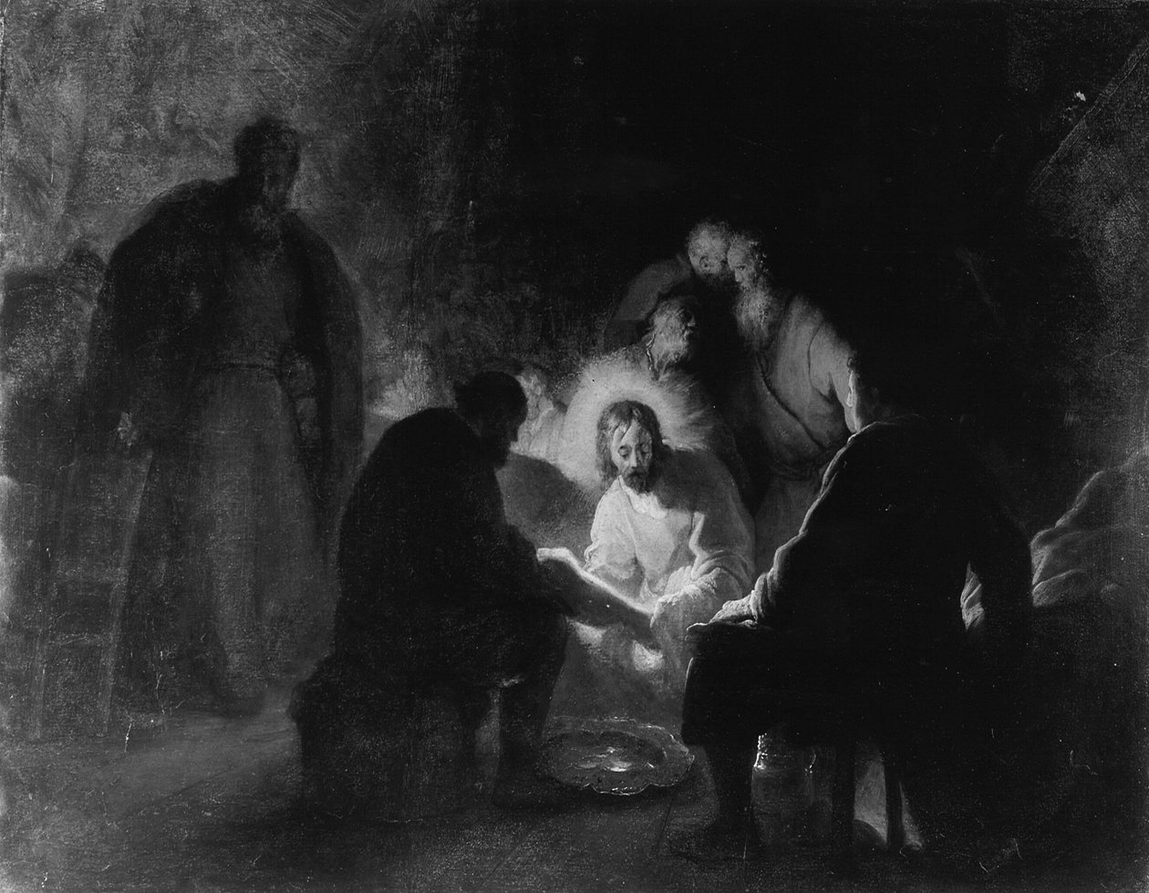 基督为门徒洗脚 作者 扬·利文斯（Jan Lievens）
