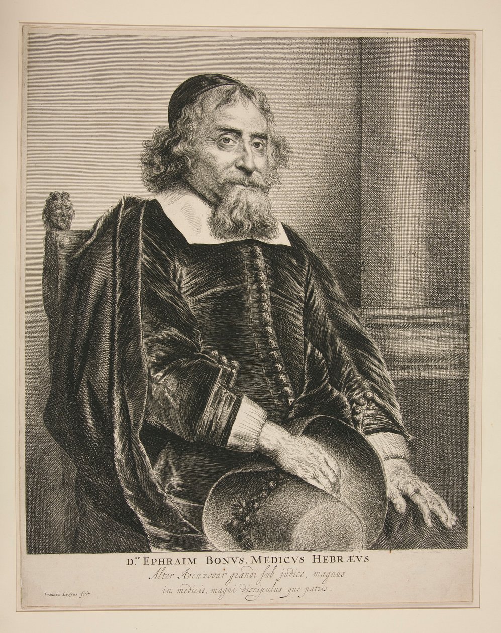 D. 或 Ephraim Bonus Medicus Hebraeus 作者 扬·利文斯（Jan Lievens）