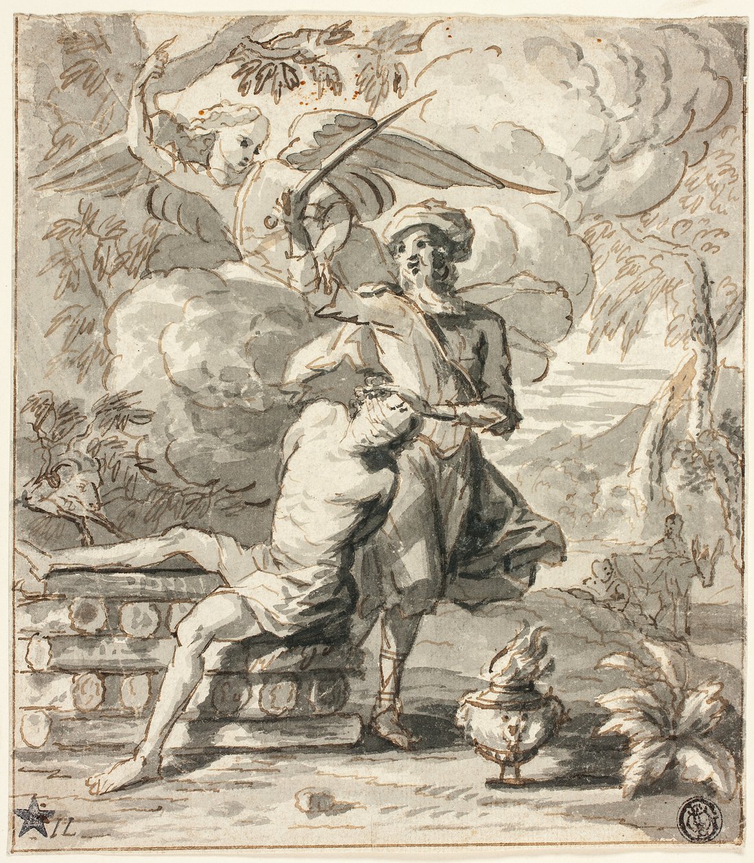 亚伯拉罕的牺牲 作者 扬·利文斯（Jan Lievens）