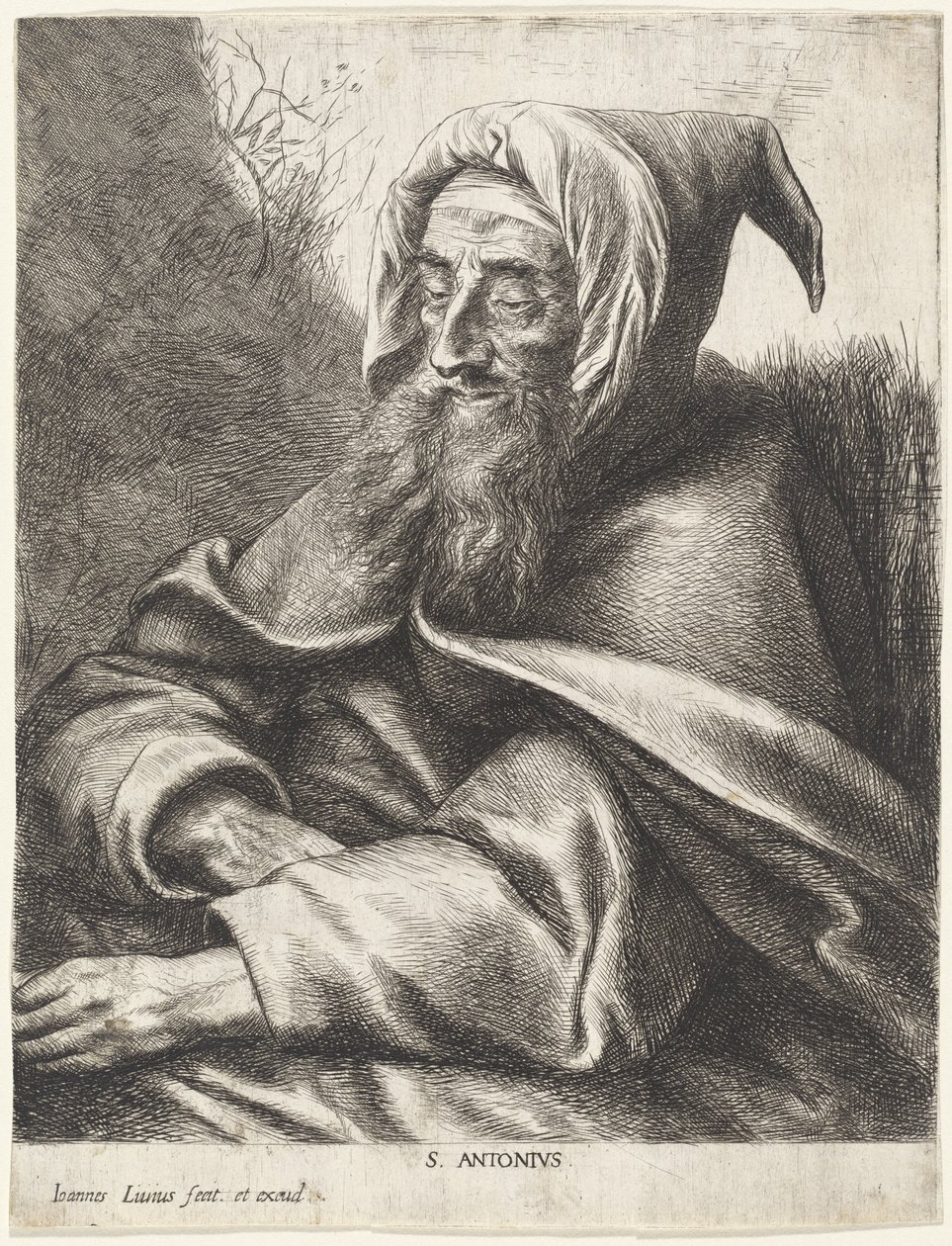 圣安东尼 作者 扬·利文斯（Jan Lievens）