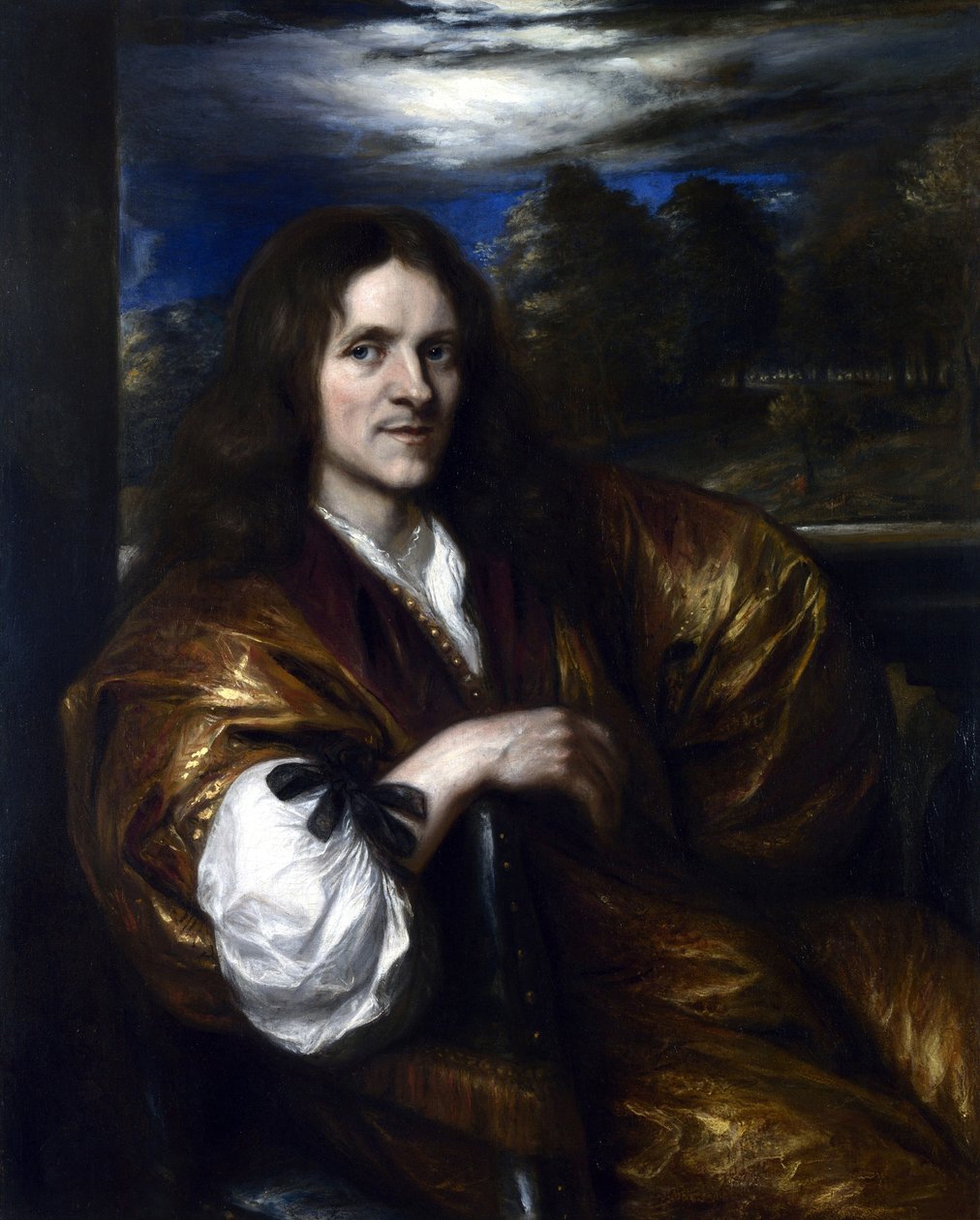 自画像 作者 扬·利文斯（Jan Lievens）