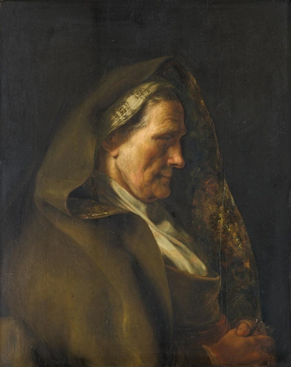 老年妇女的特罗尼 作者 扬·利文斯（Jan Lievens）