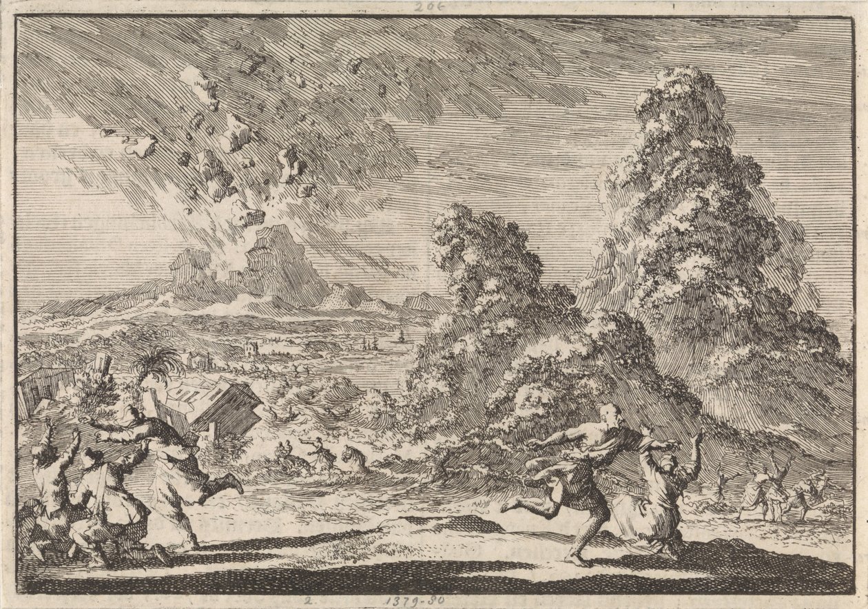 安汶地震，1674 年 作者 扬·路肯（Jan Luyken）