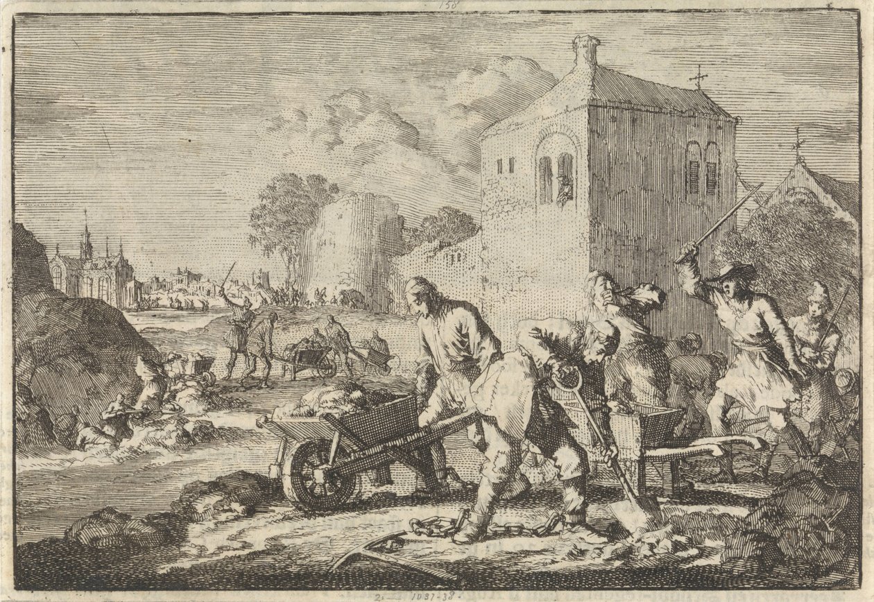 匈牙利改革派牧师被判苦役，1674 年 作者 扬·路肯（Jan Luyken）