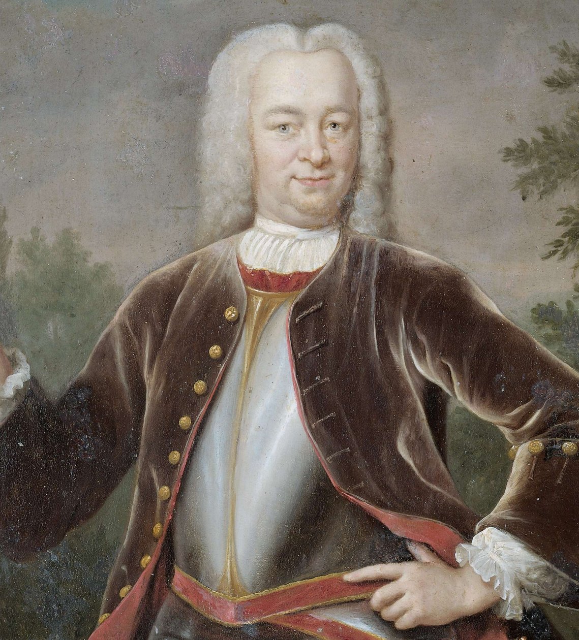 荷兰文：Gustaaf Willem baron van Imhoff (1705-50)。荷兰东印度公司总督（1743-50 年）古斯塔夫-威廉男爵-范-伊姆霍夫肖像 作者 扬·莫里茨·昆克哈德