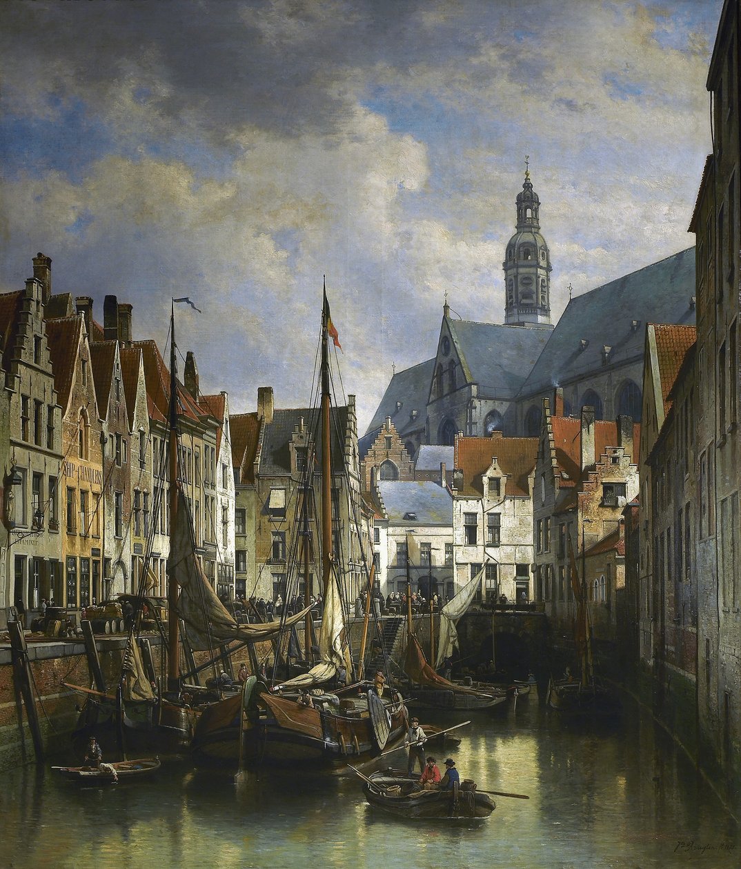 安特卫普 Koolvliet 景观 作者 扬·米歇尔·鲁顿（Jan Michiel Ruyten）
