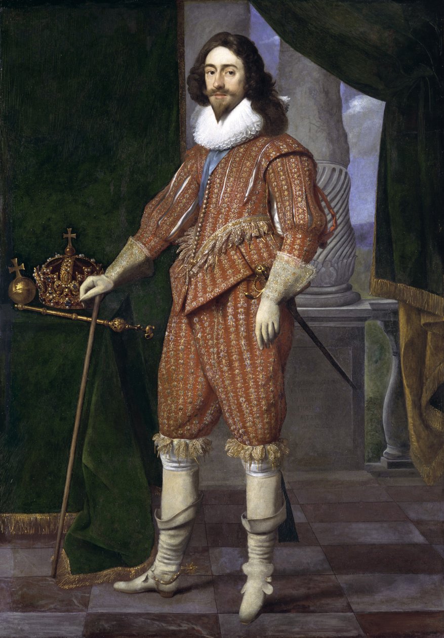 查理一世（1600-1649），英格兰国王，1629年 作者 Jan Mytens或Mijtens