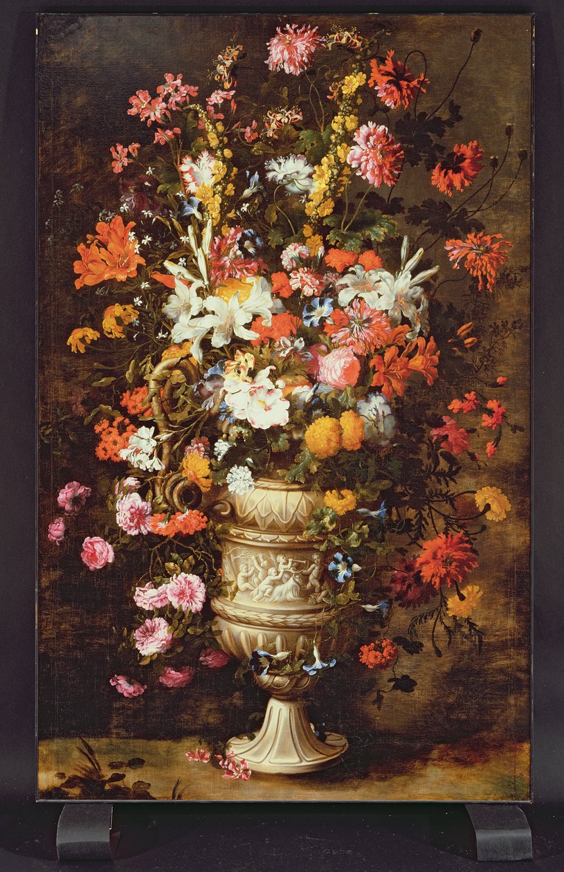 花瓶中的花（布面油画） 作者 扬·皮特·布鲁盖尔