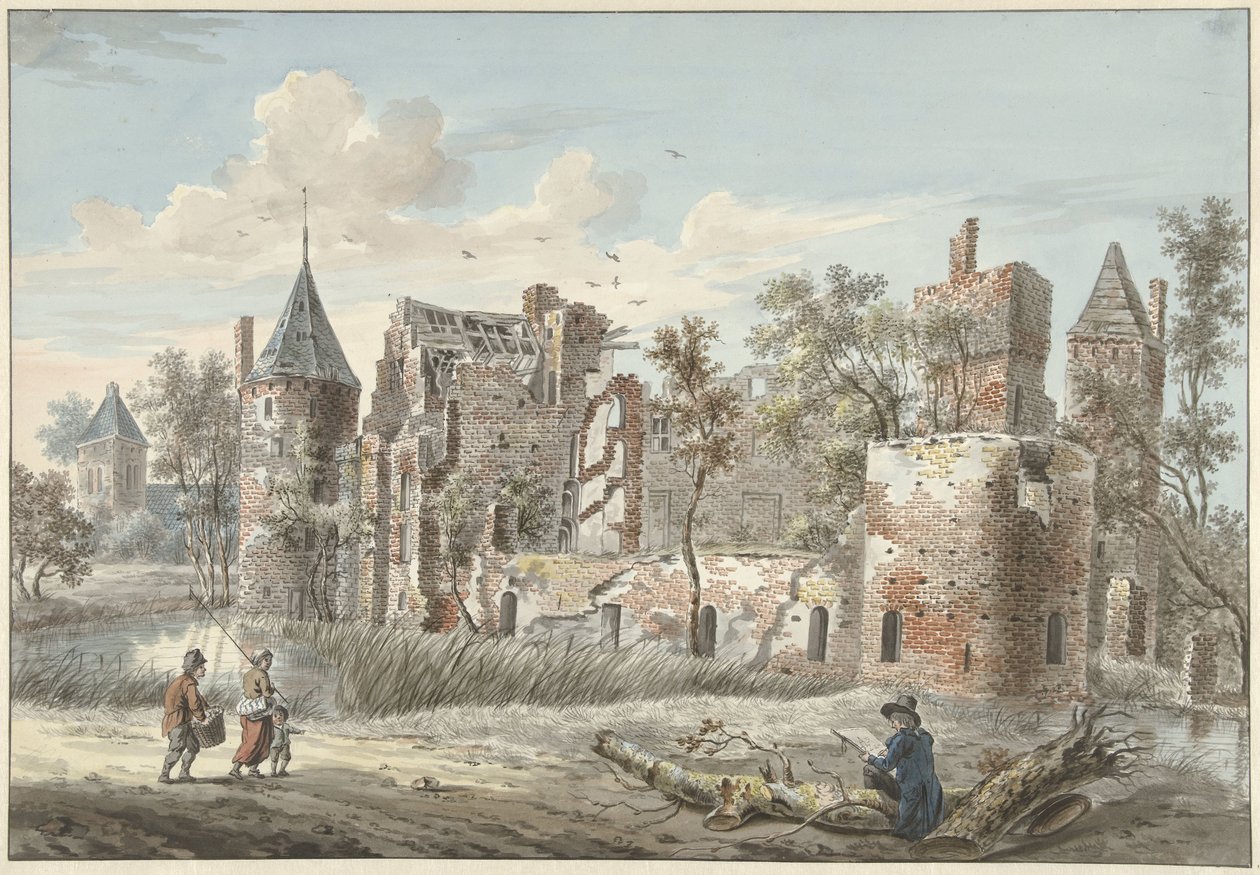 马尔森附近的 Huis ter Haar 遗址 作者 Jan Philip Reuthel Jr.