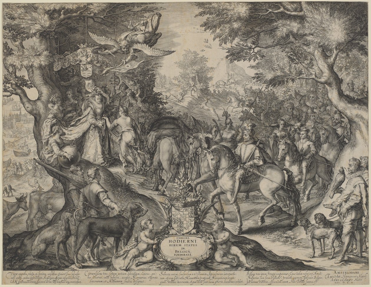 联省繁荣的寓意 作者 Jan Pietersz Saenredam