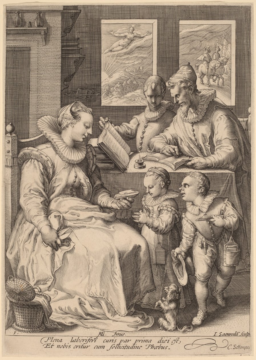 早晨 作者 Jan Pietersz Saenredam，在 Hendrik Goltzius 之后