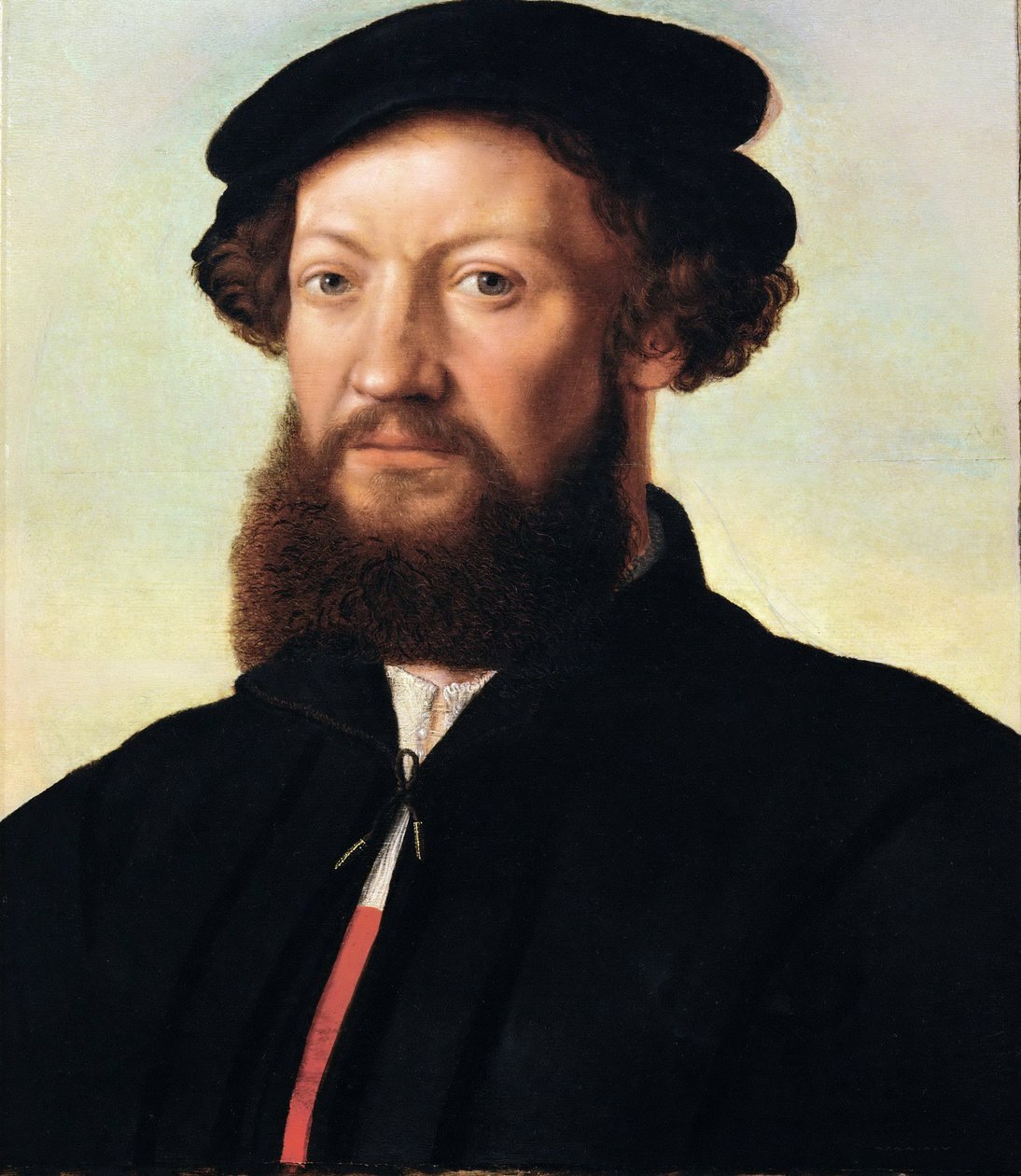 Portrait of a Man - Jan Sanders van Hemessen (c. 1500-c. 1566). Oil on wood, ca 1555. Dimension : 47x39 cm. Art History Museum, Vienne 作者 扬·桑德斯·范·赫姆森