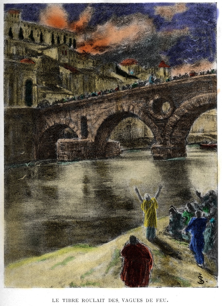 台伯河 (Tevere) 滚滚火浪 作者 简·斯蒂卡