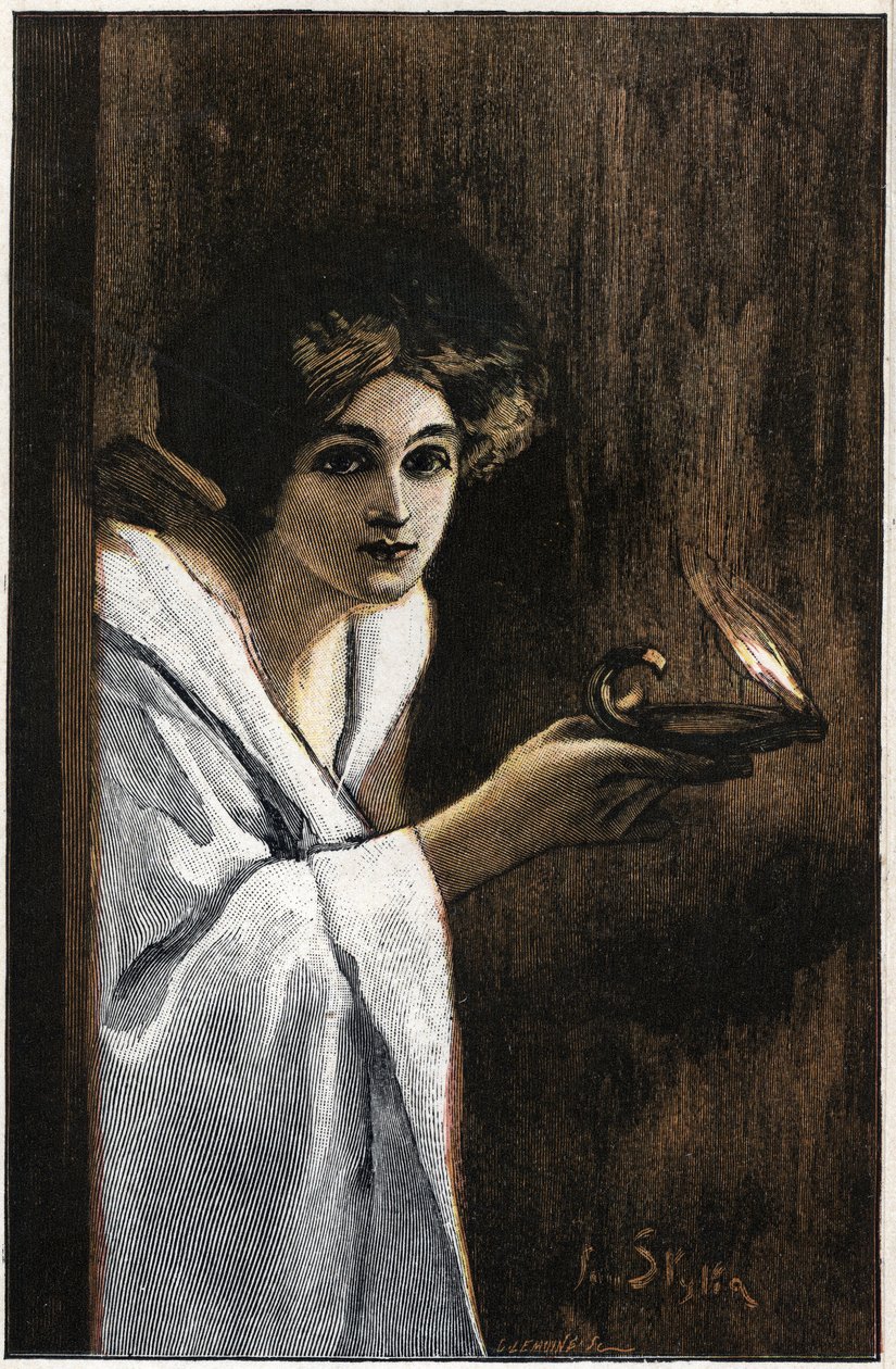 JAN STYKA（1858-1925）为Henryk Sienkiewicz的小说《Quo Vadis》绘制的插图。 作者 简·斯蒂卡