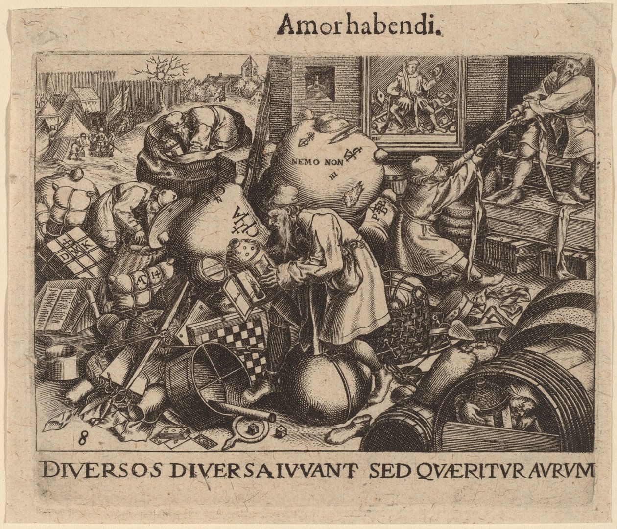 常人 作者 Jan Theodor de Bry 以老彼得·勃鲁盖尔为原型