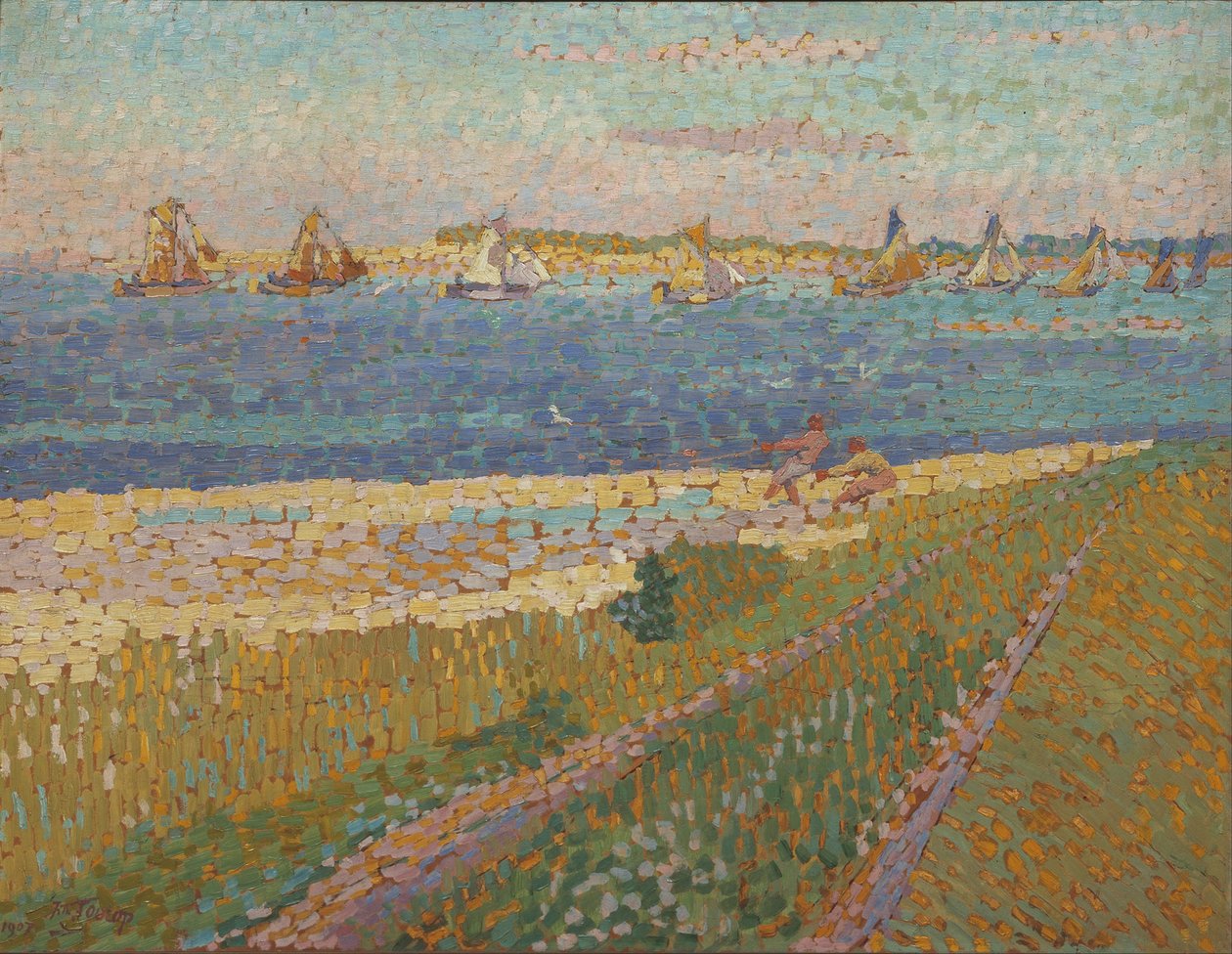1907年在Veere附近的Schelde 作者 扬·图洛普