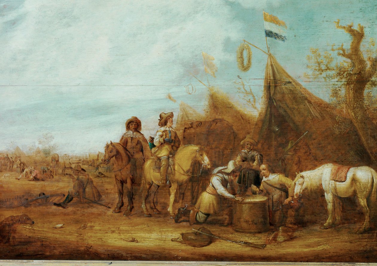 骑兵的光环（木板油画） 作者 