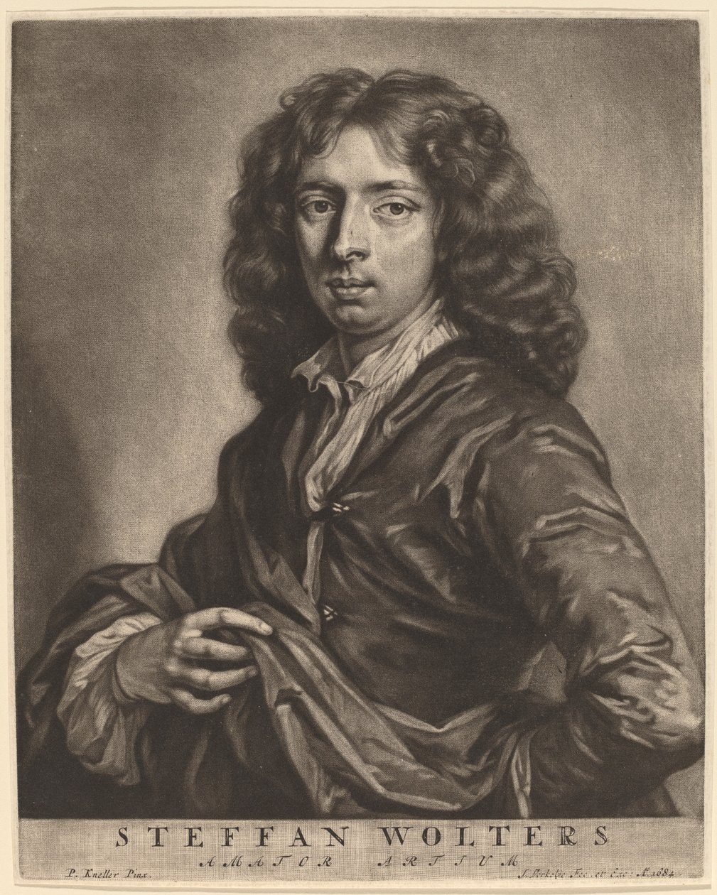 Steffan Wolters 作者 Jan Verkolje I 在 Godfrey Kneller 爵士之后