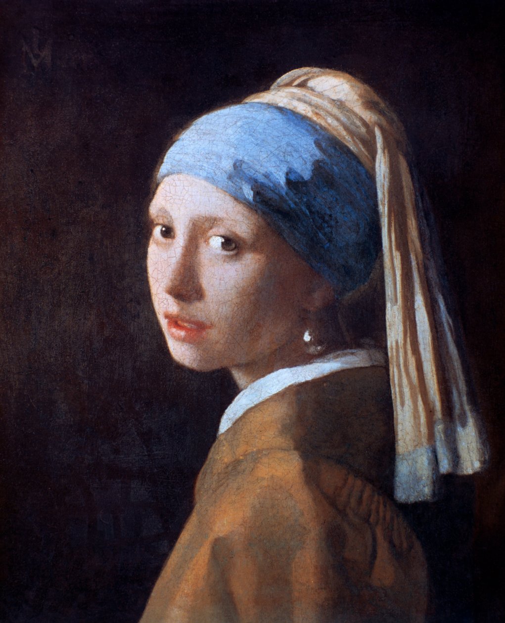 戴珍珠耳环的女孩，c1665 作者 扬·维米尔·范·代尔夫特