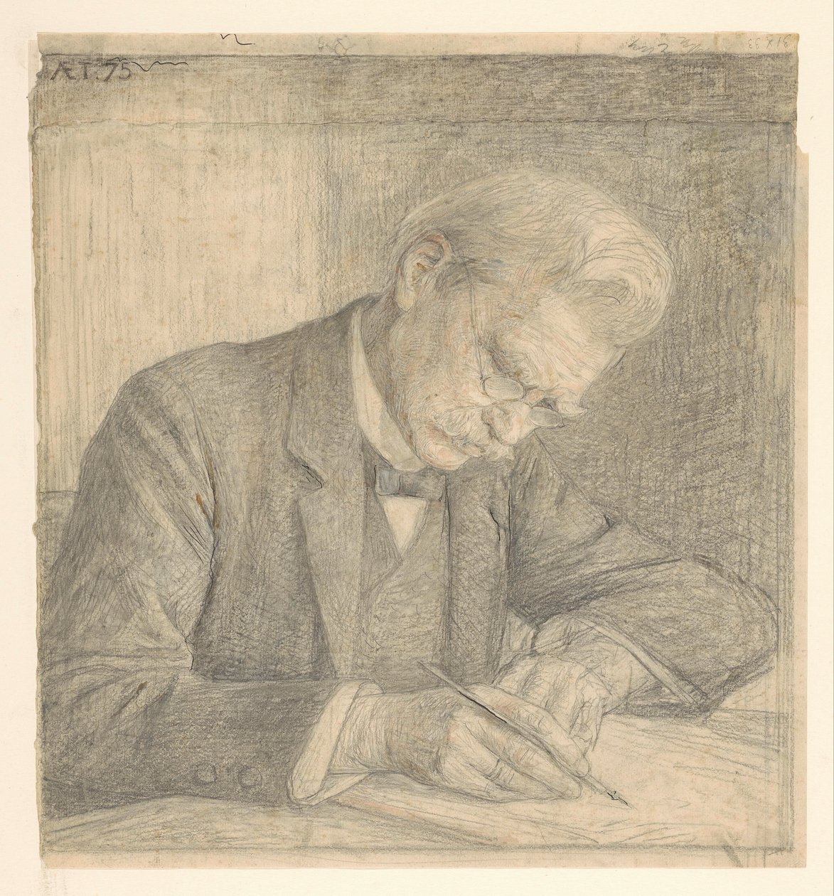 J. van der Vegt 的肖像，写作 作者 简维特