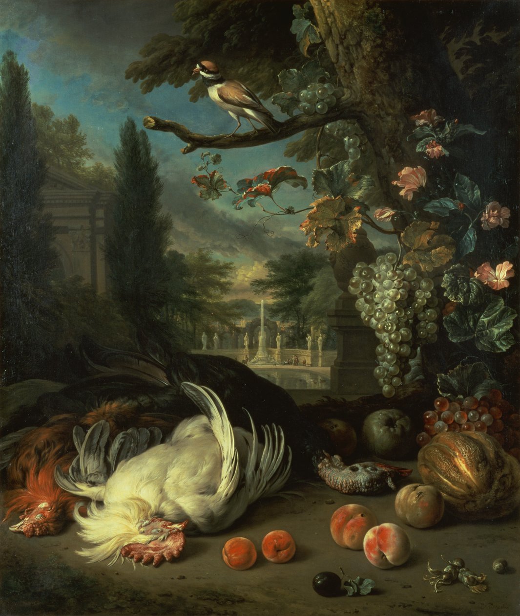 死家禽（布面油画） 作者 Jan Baptist Weenix