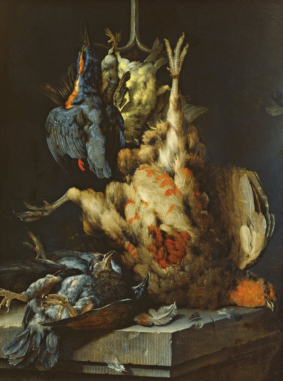 静物（布面油画） 作者 Jan Baptist Weenix