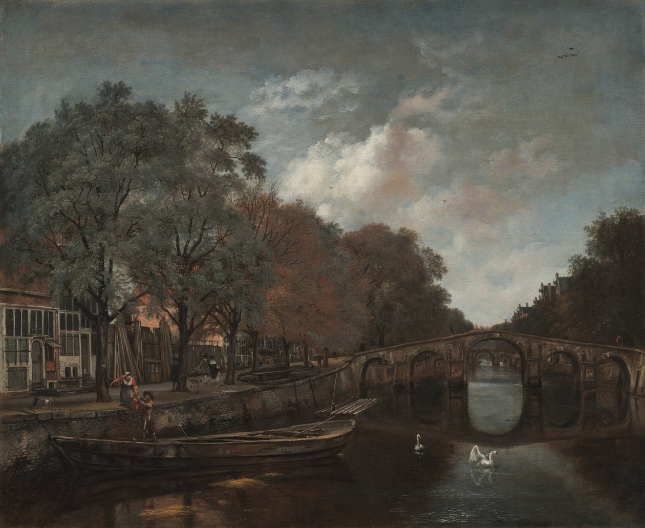 阿姆斯特丹Herengracht c。 1661年。 作者 扬·维纳特斯
