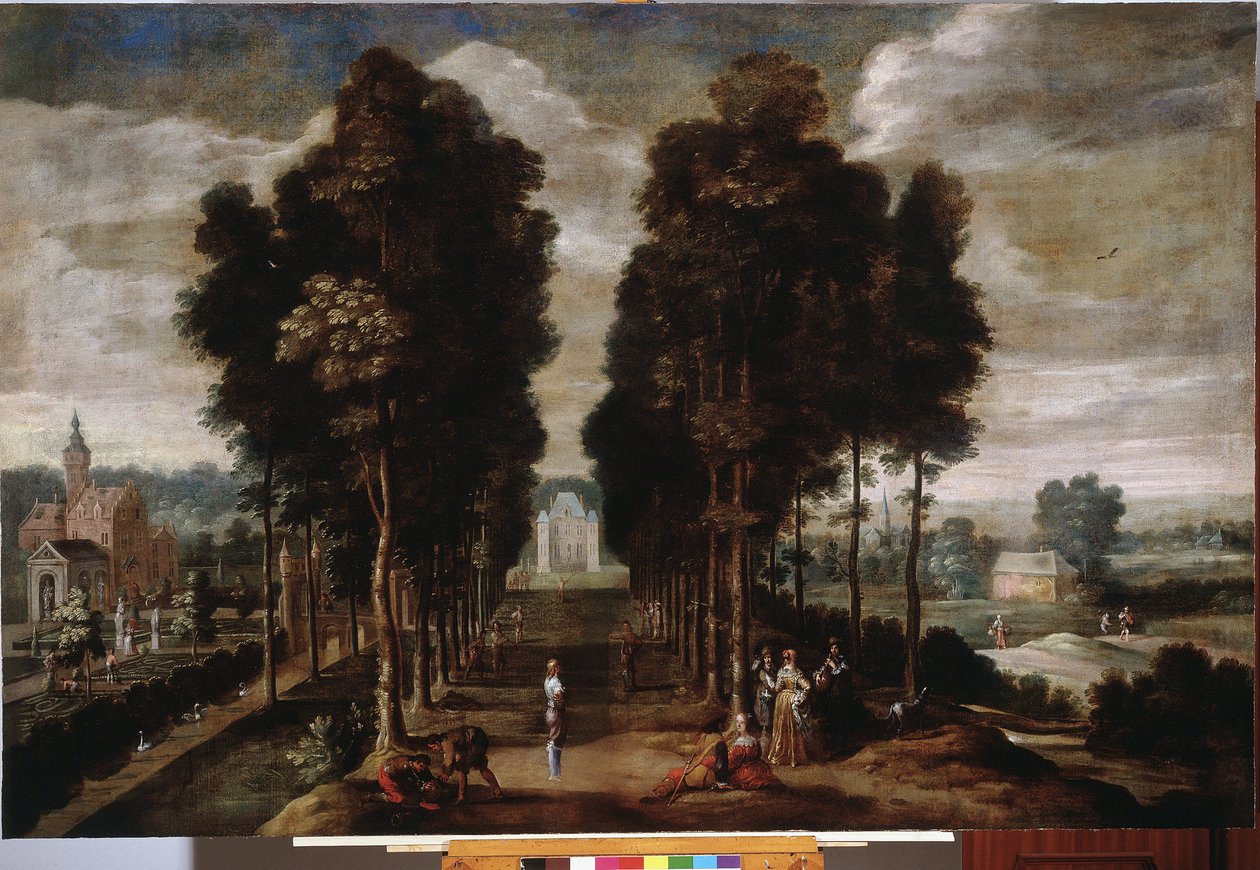 城堡公园 绘画作者 Jan Wildens (1586-1653) 17 世纪 Genes, Musei di Strada Nuova (ex Palazzo Bianco) 作者 简·维尔登斯