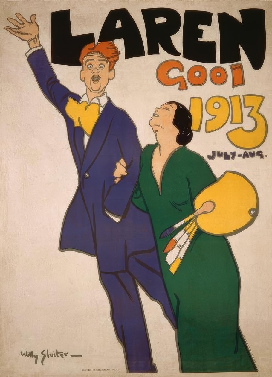 Laren Gooi 1913年7月-8月。 作者 扬·威廉·斯莱特