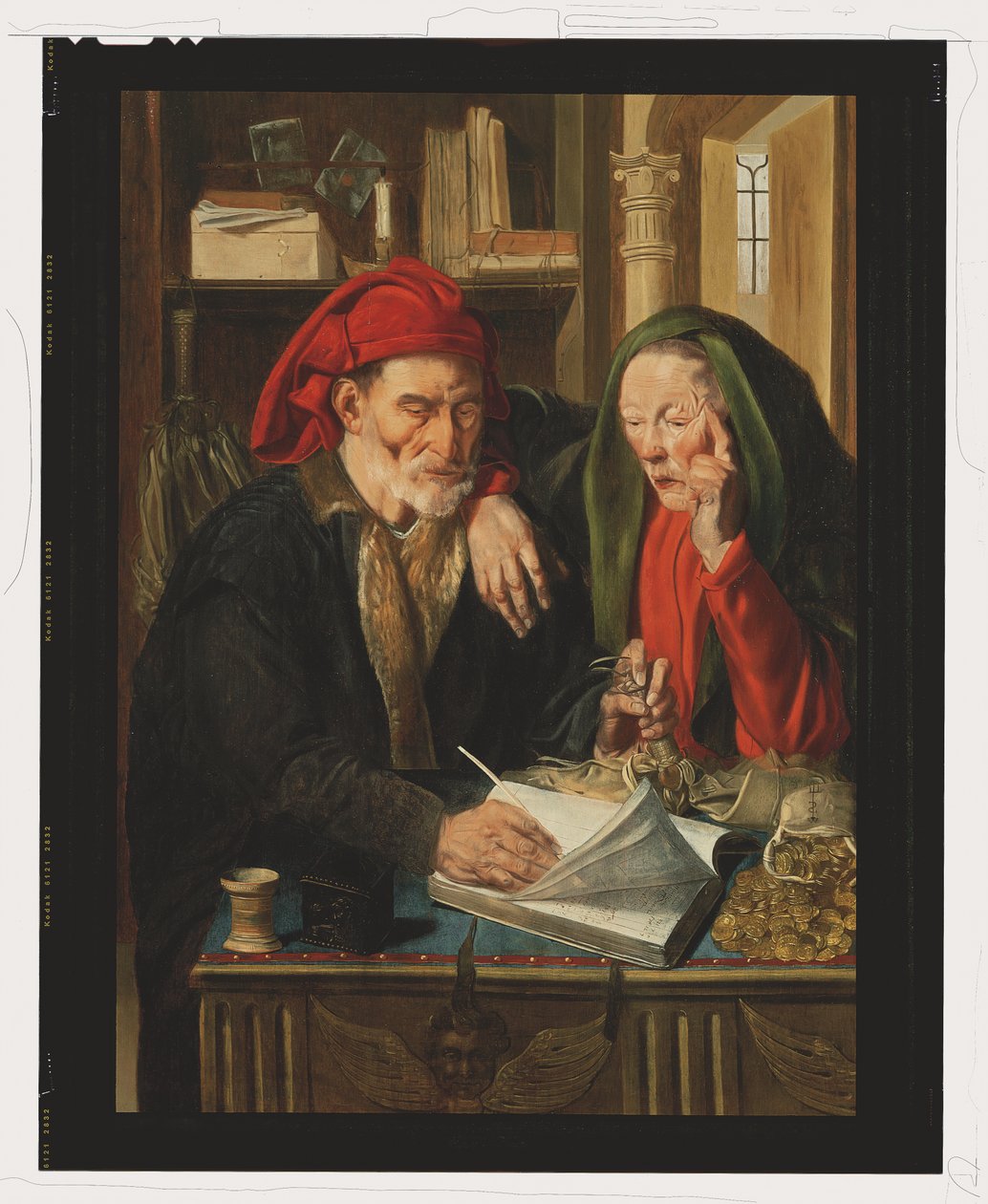 货币兑换商（面板油画） 作者 Jan Woutersz 斯塔普