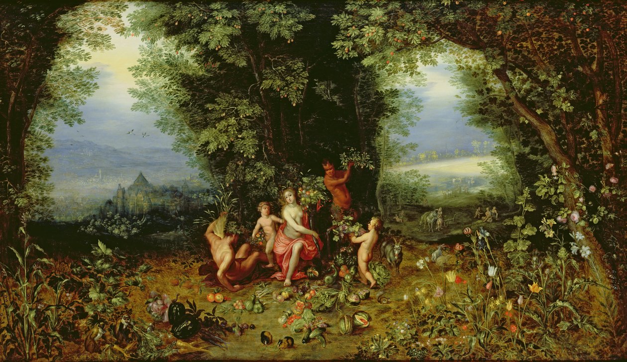 地球的寓言 作者 扬和巴伦（Hanrik van Brueghel）