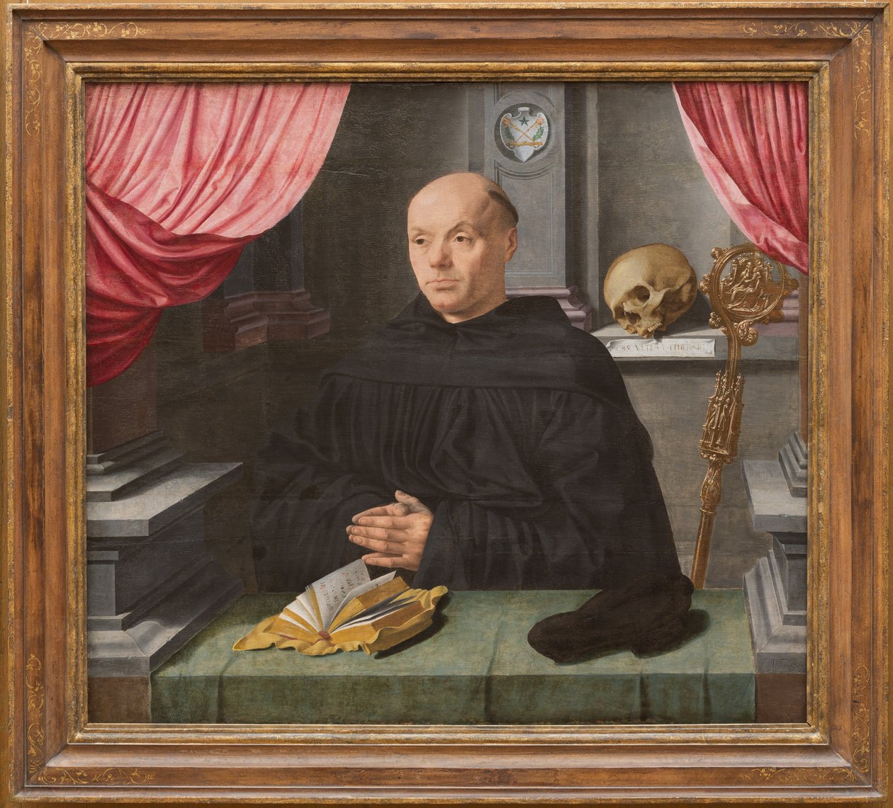 Abbot Johann Ingenray，1535（橡木板上的油） 作者 扬·高萨特（Jan Gossaert）