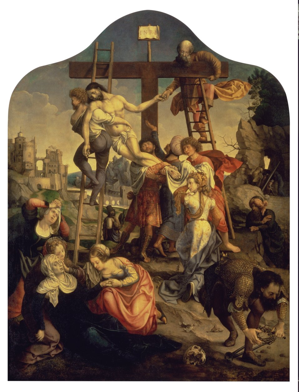 沉积，c.1520 作者 扬·高萨特（Jan Gossaert）