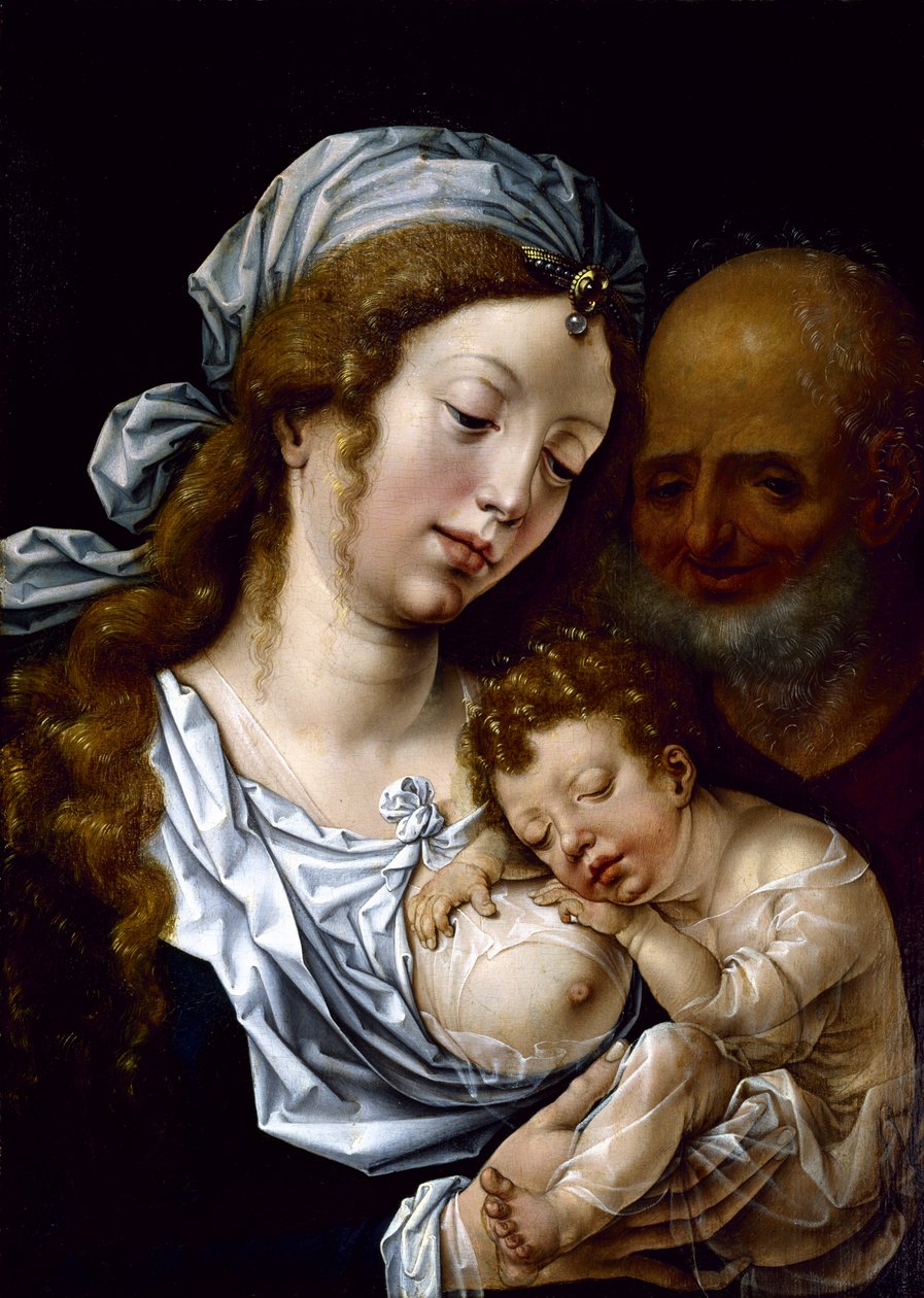 神圣家族，16世纪初 作者 扬·高萨特（Jan Gossaert）