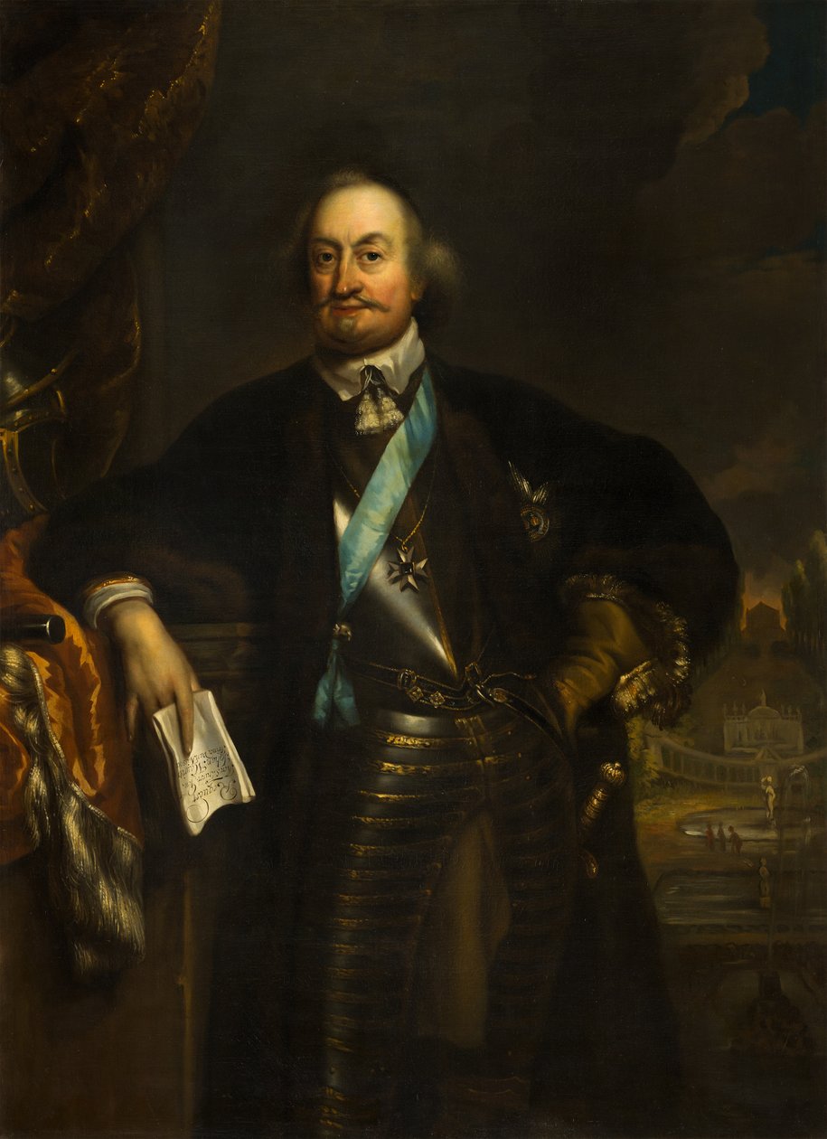 Johan Maurits（1604-1679）的肖像，拿骚锡根伯爵，Mauritshuis的创始人，1668-1670 作者 简·德·班