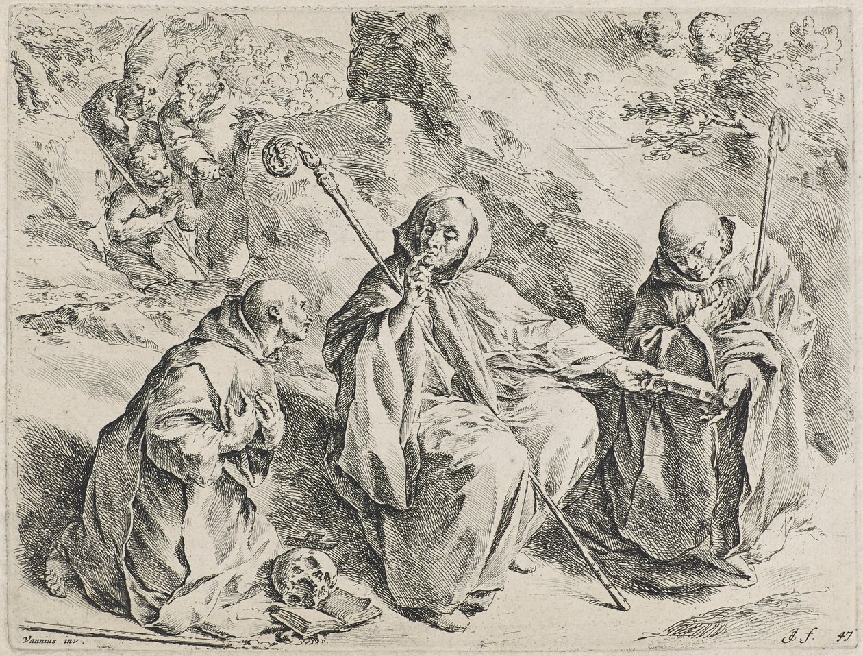 圣布鲁诺（蚀刻画 作者 扬·德·比绍普（Jan de Bisschop）
