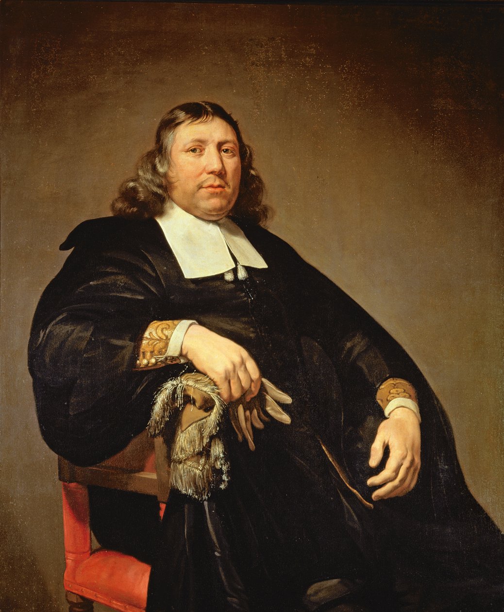 Dammas Guldewagen的肖像，c.1657 作者 扬·德·布雷