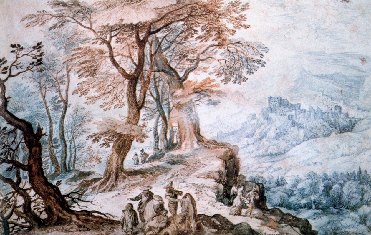 穿越风景，c1588-1625 作者 简·布鲁格尔·扬