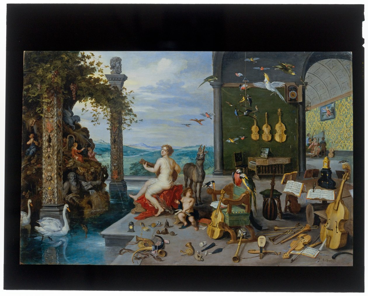 听觉 作者 扬·布鲁格（Jan the Younger Brueghel）